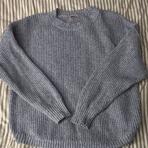 Cozy Blue Knit Sweater